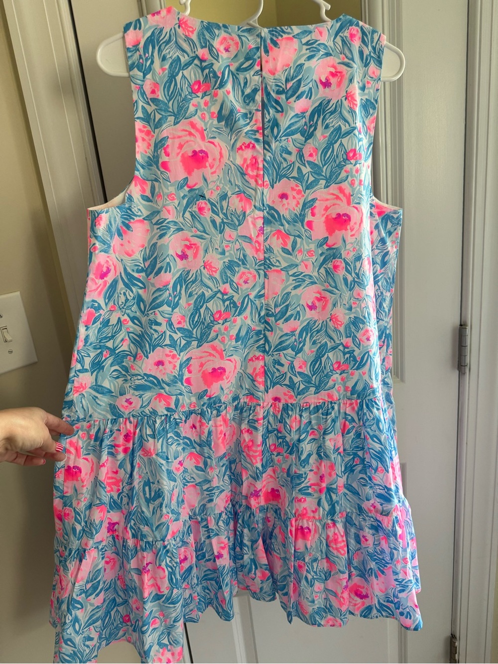 Lilly Pulitzer NWT Trina Shift Tiered Dress My Little Peony Print - Picture 3 of 4